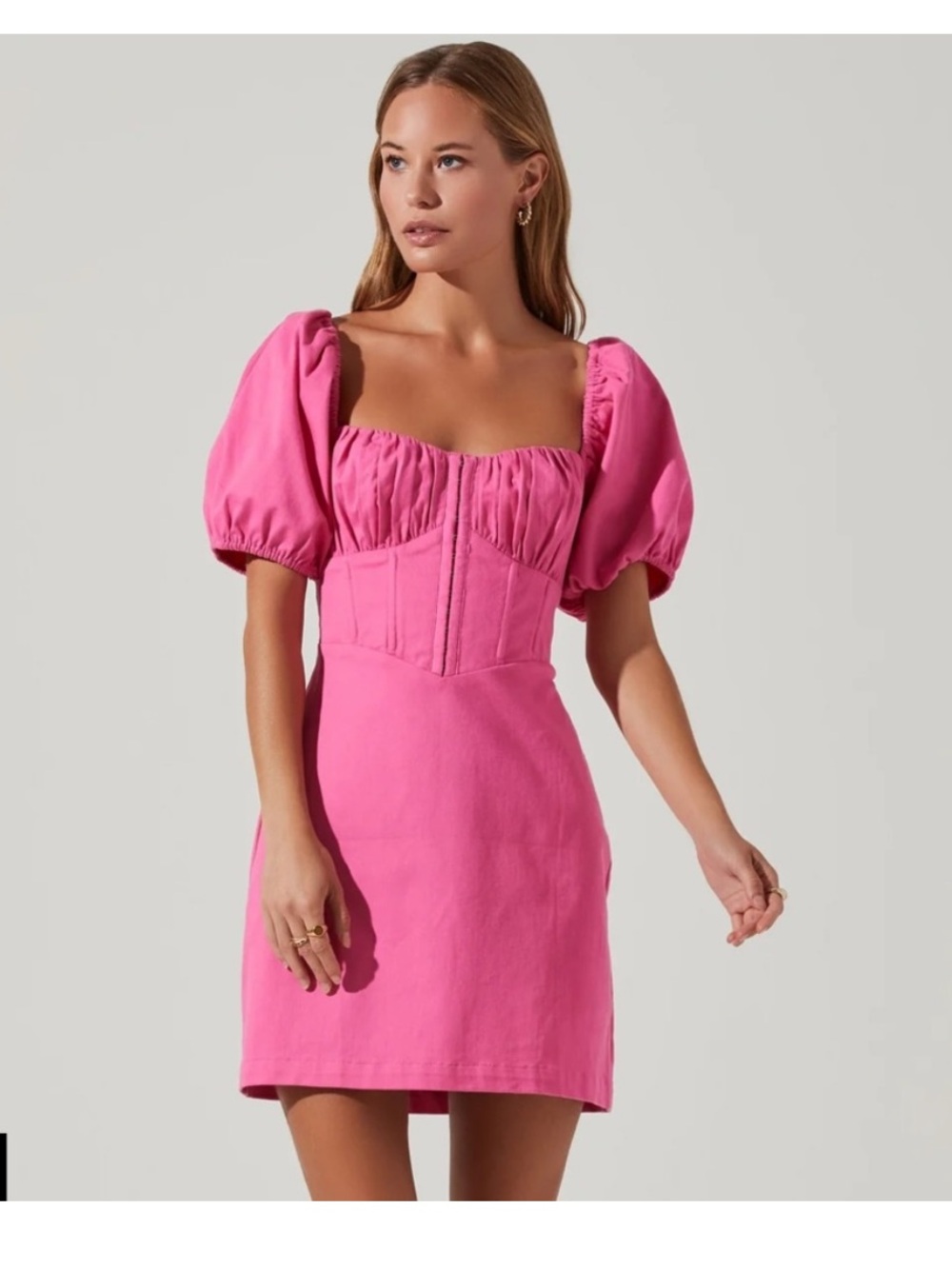 ASTR The Label Women's Kelilah Dress Pink Size Small NWT!